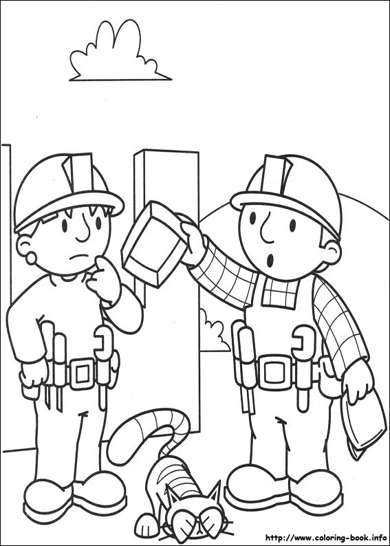 Bob the Builder coloring picture